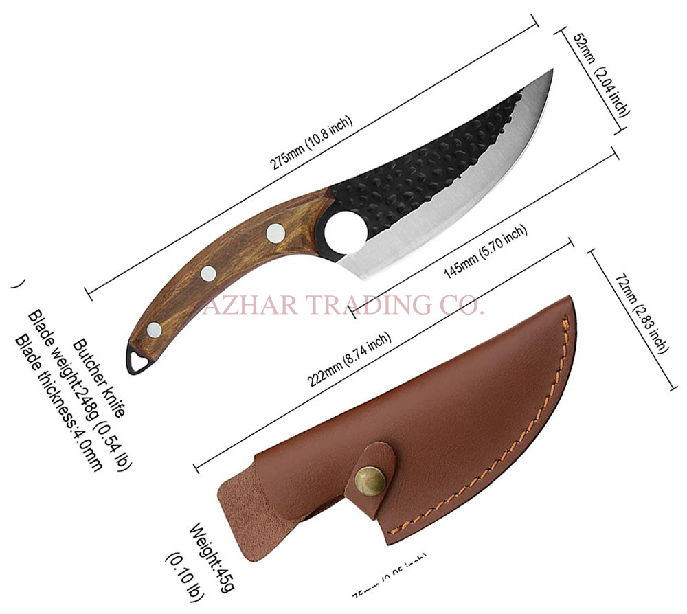 Viking Forged Boning Chef Knives image 3