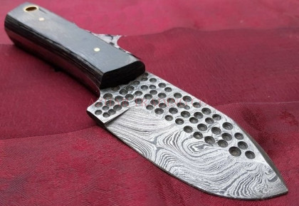 Hammered Forged Damascus Survival Knife