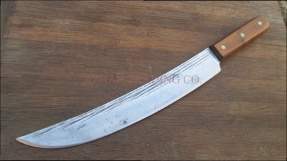 Hammered Carbon Steel Butcher Knife
