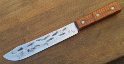 Hammered Carbon Steel Butcher Knife