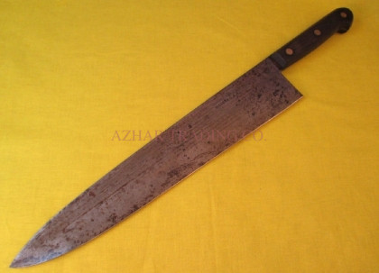 Hammered Carbon Steel Chef Knife