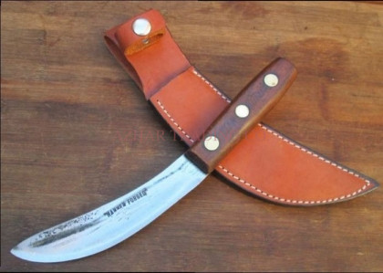 Hammered Carbon Steel Skinning Knife