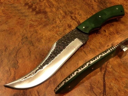 Hammered Carbon Steel Cyborg Knife