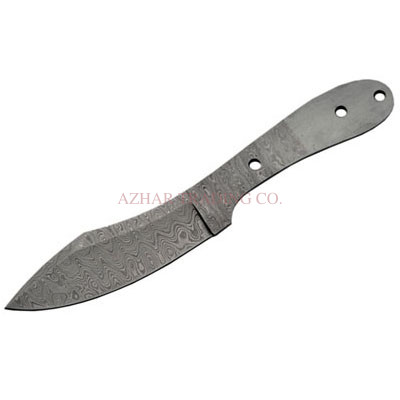 Damascus Big Game Hunter Knife Blade