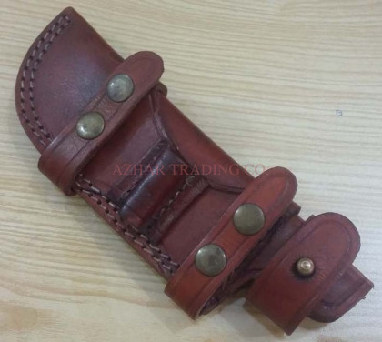 Brown Leather Sheath for Tracker Knife