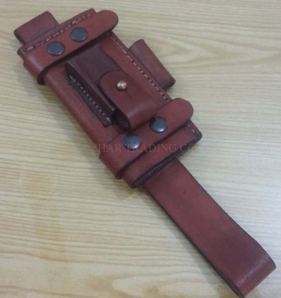 Long Leather Sheath for Tracker Knife