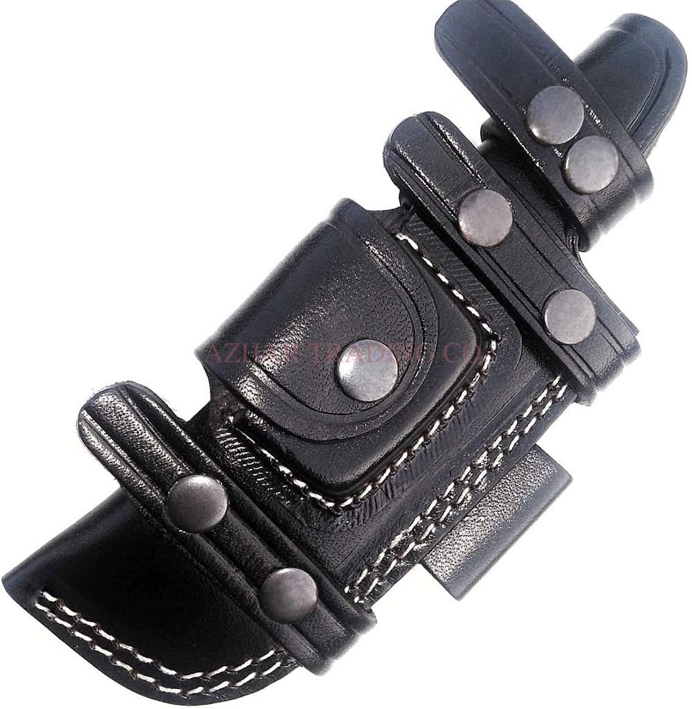 Heavy-Duty Leather Sheath for Tracker Knife image 2