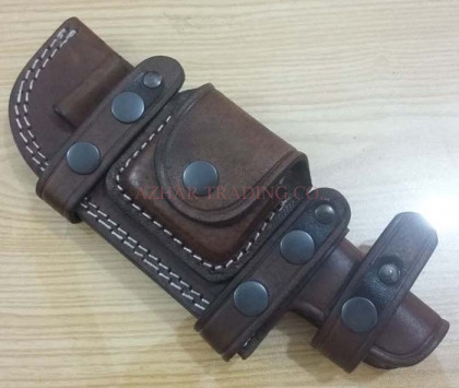 Heavy-Duty Leather Sheath for Tracker Knife