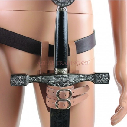 Medieval Broadsword Leather Frog