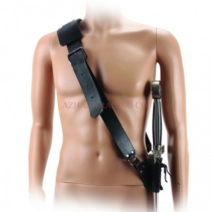 Leather Sword Frog with Belt Hook