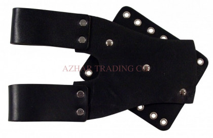 Leather Sword Frog Hooks Through Belt