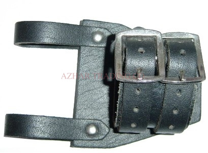 Leather Sword Frog Hooks Through Belt