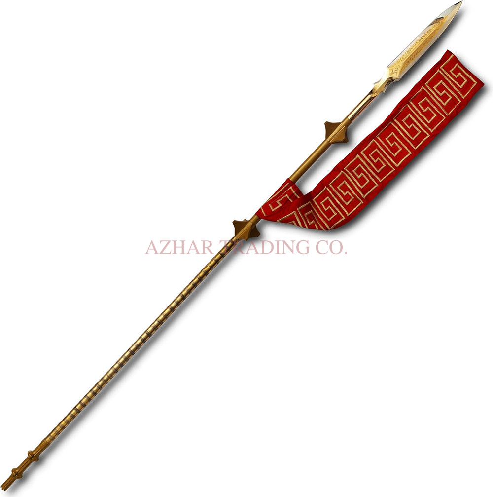 Gold Plated Kratos Leviathan Spear Replica