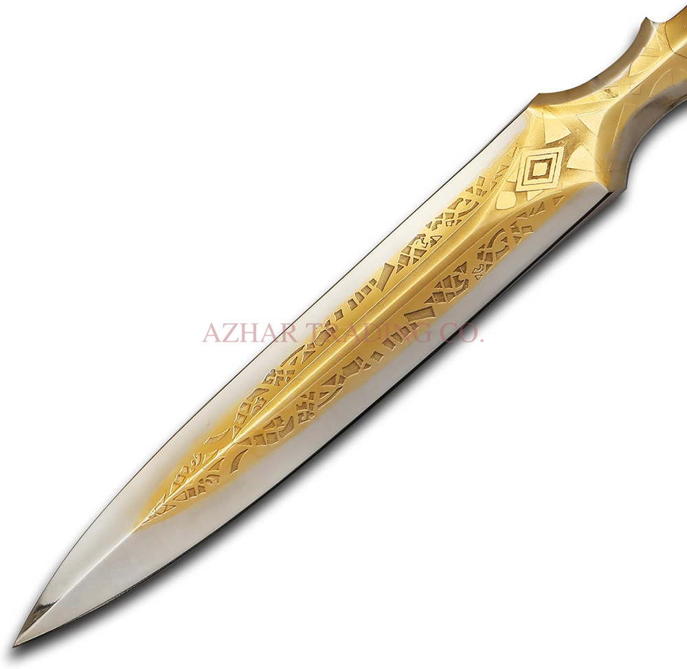 Gold Plated Kratos Leviathan Spear Replica image 4