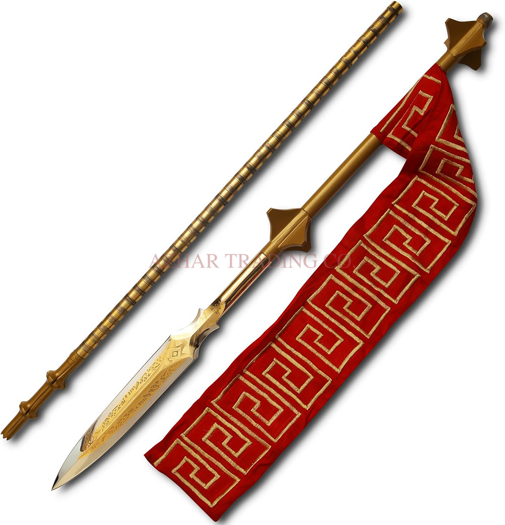 Gold Plated Kratos Leviathan Spear Replica image 5