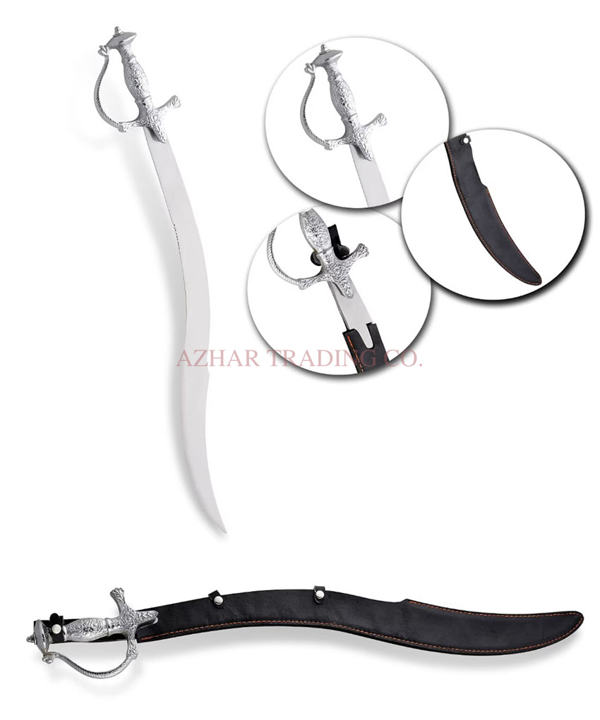 Egyptin Bellydance Tipu Sultan Silver Sword