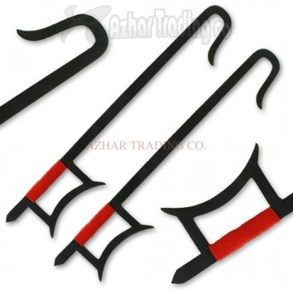 Traditional Chinese Tiger Hook Swords Set