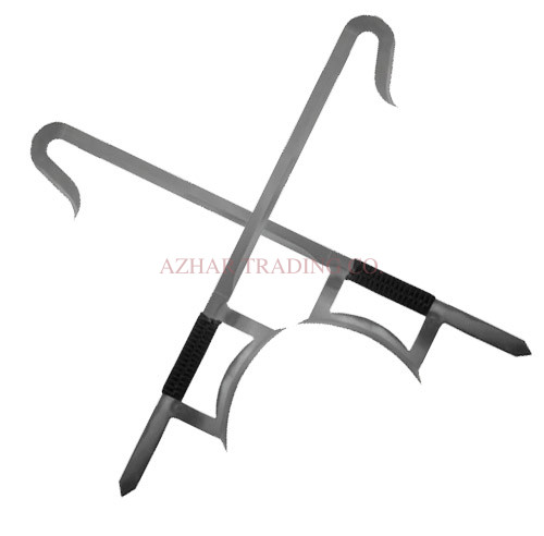 Traditional Chinese Tiger Hook Swords Set image 2