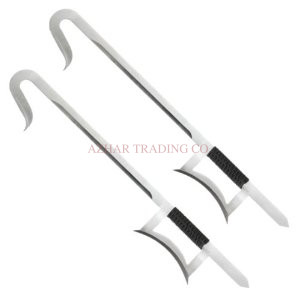 Traditional Chinese Tiger Hook Swords Set image 3
