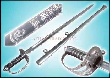 Premium Damascus Army Officer Sword – Ceremonial Saber