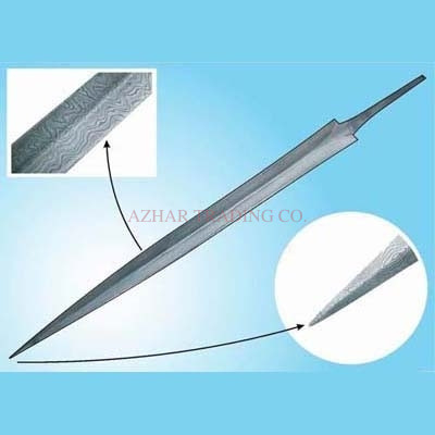 Premium Damascus Blank Sword Blade (34")