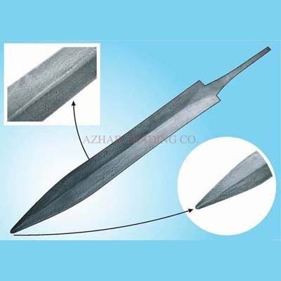 Premium Damascus Blank Sword Blade (30")
