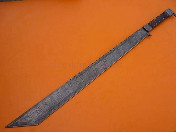 Battle-Ready Damascus Steel Sword image 2