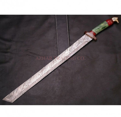 Premium Damascus Hunting Sword
