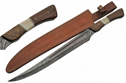 Premium Damascus Steel Sword (22")