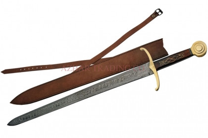 Premium Damascus Steel Sword (31")