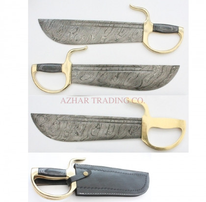 Premium Damascus Butterfly Swords Pair (17.5")