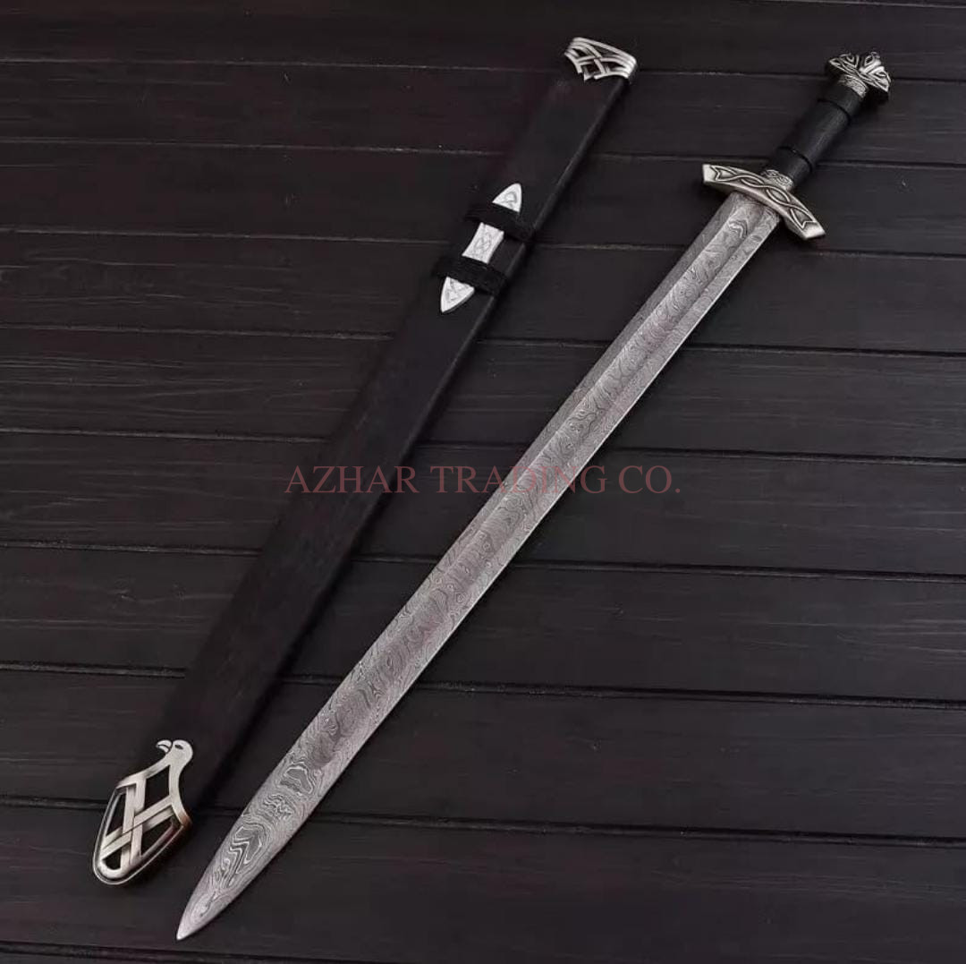 Viking Northmen Damascus Display Sword