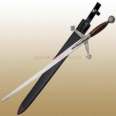 Royal Scottish Crest Claymore Sword image 2