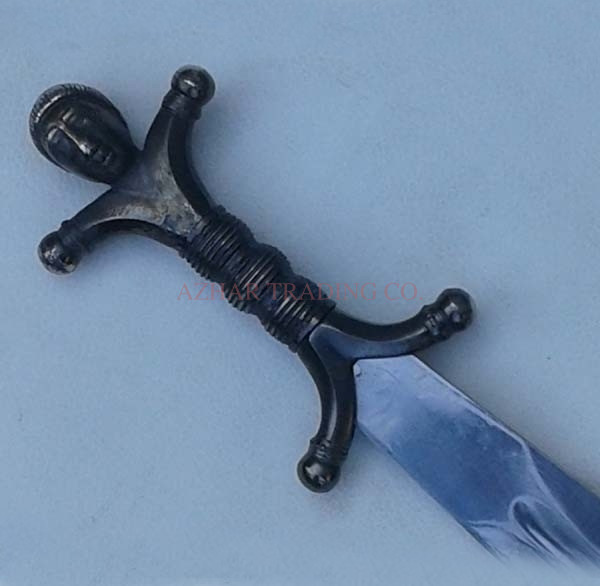 Ancient Anthropomorphic Celtic Silver Sword image 2