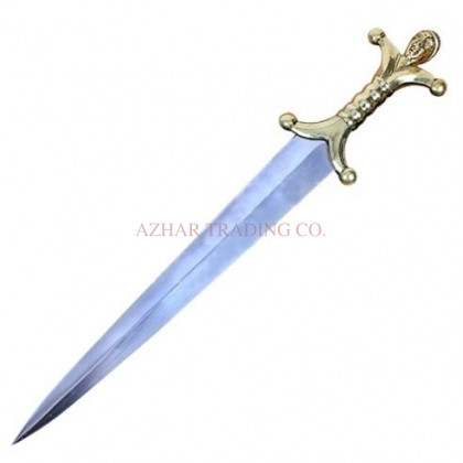 Ancient Anthropomorphic Celtic Gold Sword
