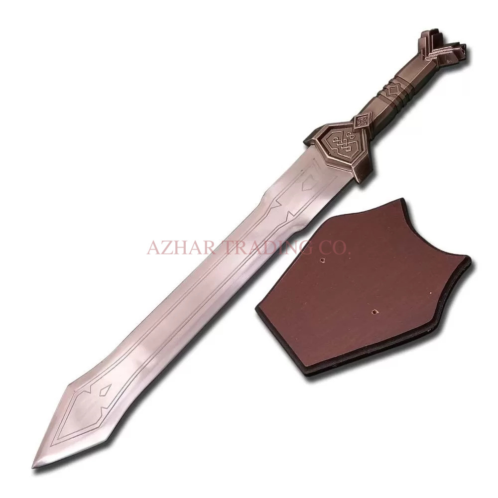 The Hobbit Deathless Sword of Thorin Oakenshield Replica | Dwarven King's Display Sword