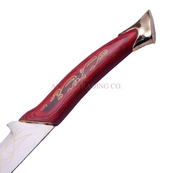 Hadhafang Red Edition Sword Replica | Crimson Elven Display Sword image 2