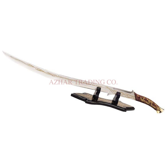 Hadhafang Red Edition Sword Replica | Crimson Elven Display Sword image 3
