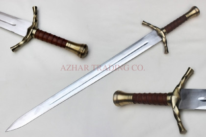 Boromir Sword Gold Finish Replica | Gondor Hero Display Sword