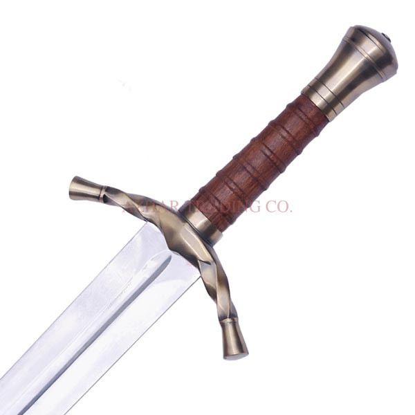 Boromir Sword Gold Finish Replica | Gondor Hero Display Sword image 2