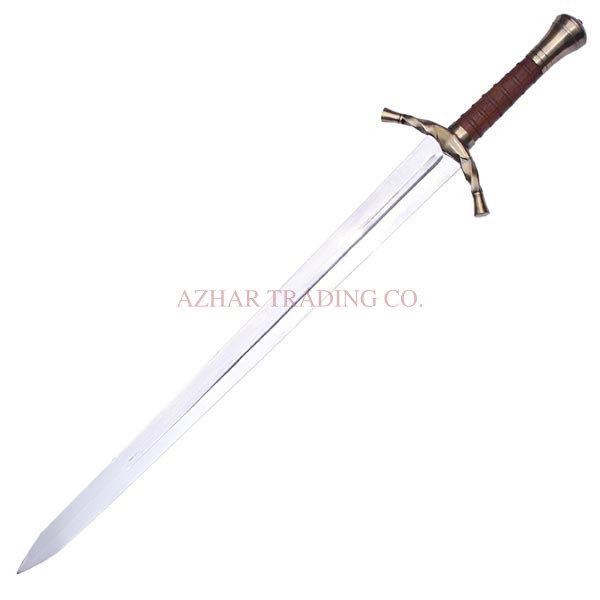 Boromir Sword Gold Finish Replica | Gondor Hero Display Sword image 3