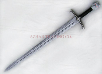 Dire Wolf Fantasy Longsword | Wolf-Head Pommel Display Sword