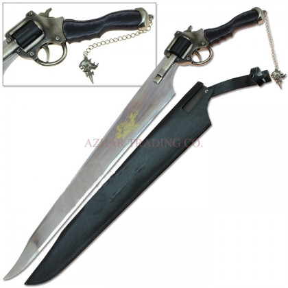 Revolver Gunblade | Functional Fantasy Warrior Display Sword