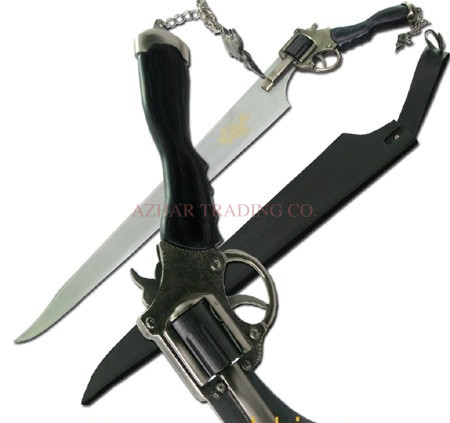 Final Fantasy VIII Squall Functional Gunblade Revolver Sword  image 3