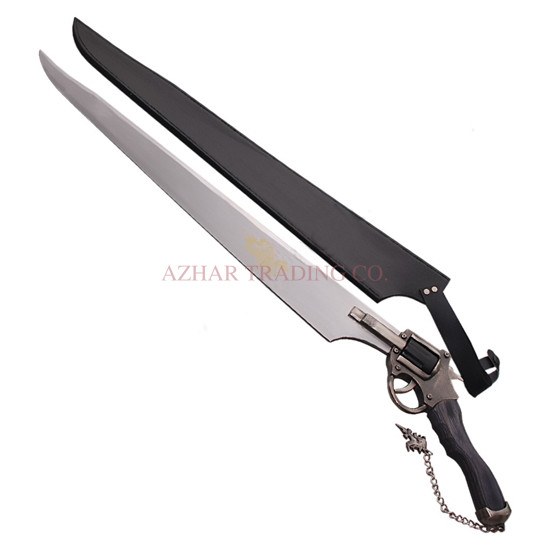 Final Fantasy VIII Squall Functional Gunblade Revolver Sword  image 4