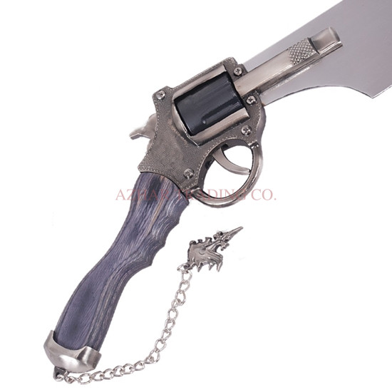Final Fantasy VIII Squall Functional Gunblade Revolver Sword  image 5