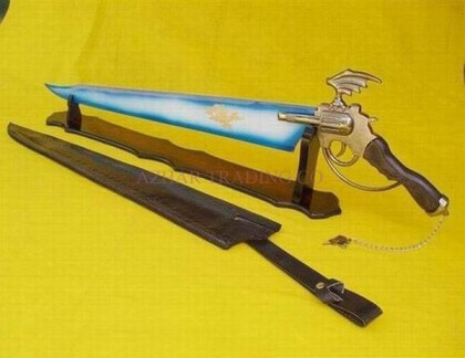 Winged Hilt Hybrid Gunblade Sword Replica
