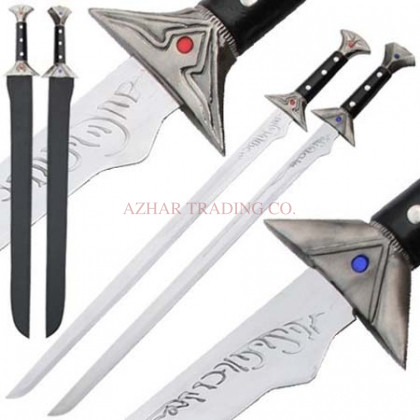 Drizzt Do'Urden Twin Scimitar Replica Set | Icingdeath & Twinkle