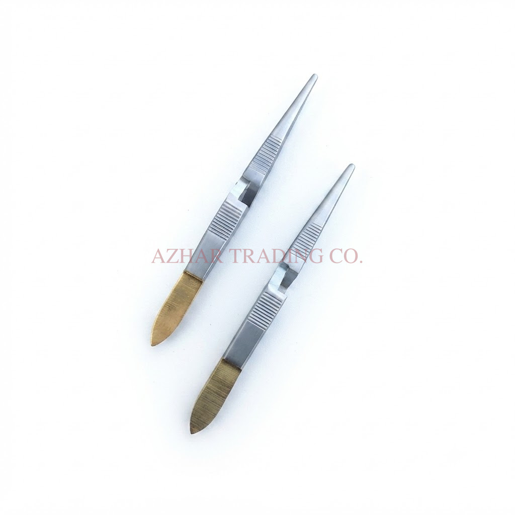 Precision Dressing Tweezers Gold Handle