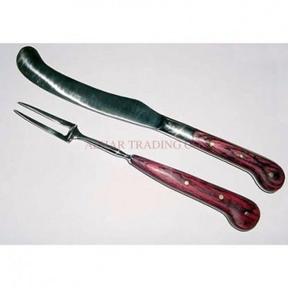 Elegant Stainless Steel Fork and Knife Set